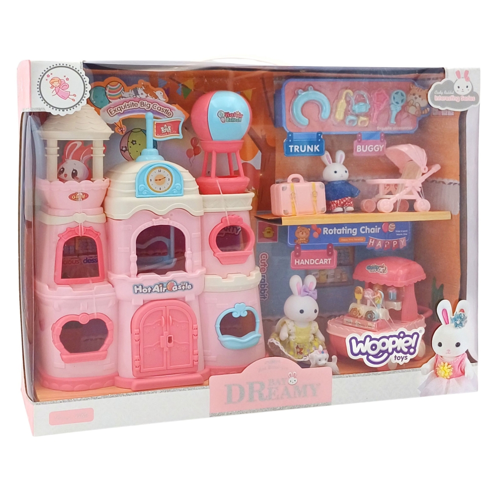 Lėlių namelis WOOPIE Bunny Villa-Žaislai, Lėlių namai ir baldai-e-vaikas