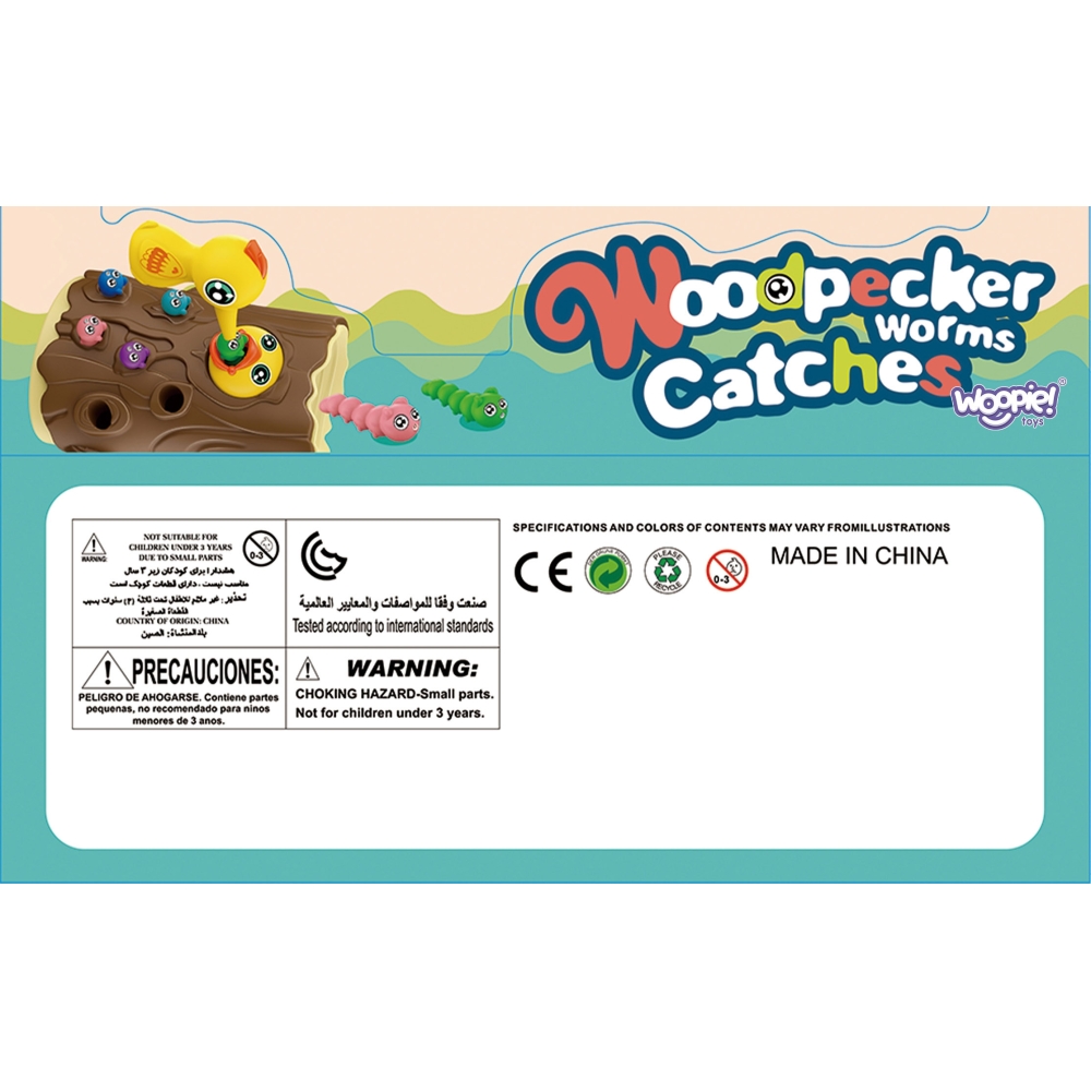 Magnetinis arkadinis žaidimas WOOPIE Catch the Bug 2 – 2 kėkštai + 10 vabzdžių-LEKER-e-vaikas