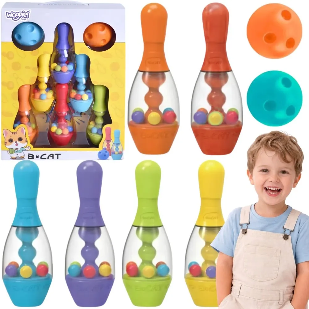 WOOPIE Colorful Bowling For Children 8 pcs. 