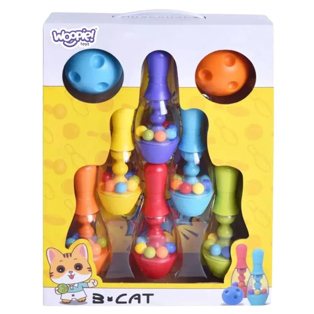WOOPIE Colorful Bowling For Children 8 pcs. 