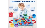 Mažojo žvejo rinkinys WOOPIE – skaičiavimo mokymasis, 22 dalys-LEKER-e-vaikas