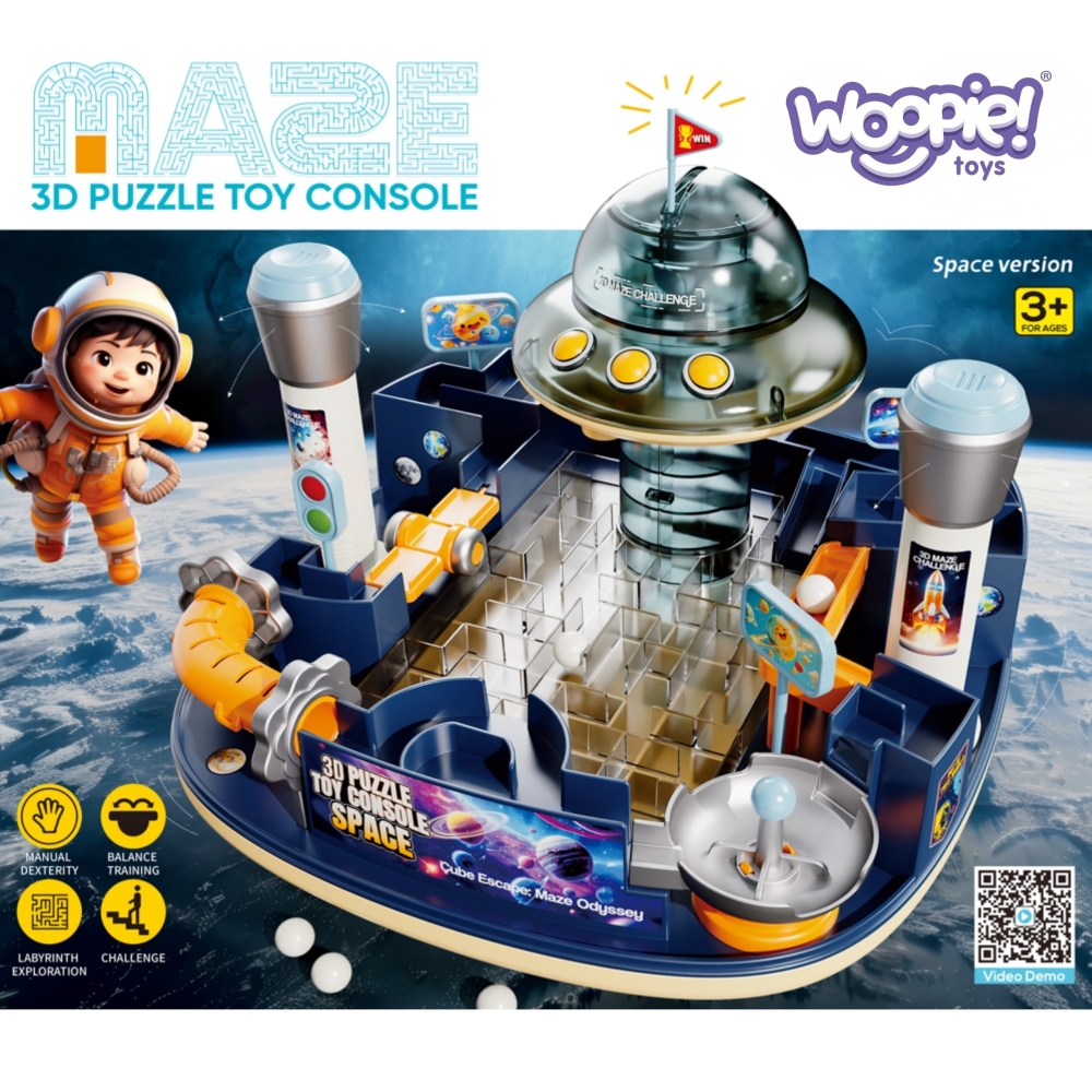 Interaktyvi žaidimų konsolė Woopie Space Maze 3D-LEKER-e-vaikas