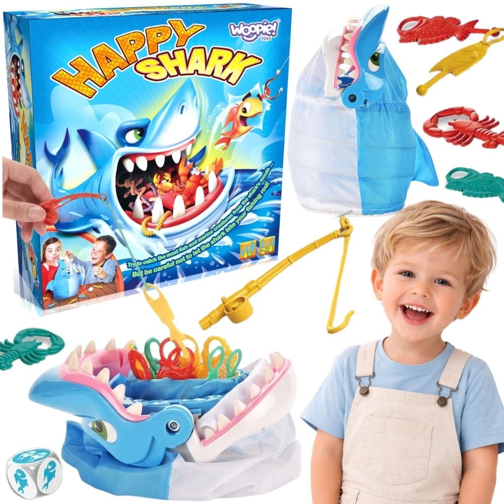 WOOPIE Arcade Game FISHING Hungry Shark BITES DIY					