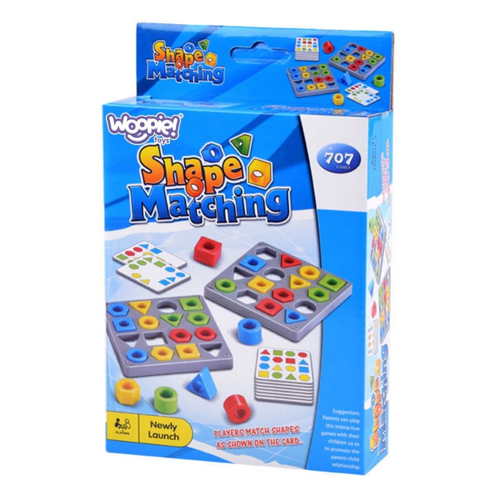 WOOPIE Match Shapes Puzzle Game 