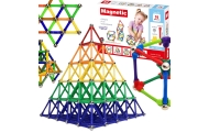 Magnetinis konstruktorius WOOPIE – kūrybinė dėlionė, 70 vnt-Žaislai, Konstruktoriai, Magnetiniai konstruktoriai-e-vaikas