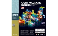 WOOPIE Magnetic Blocks Ball Track Light 75 pcs.					