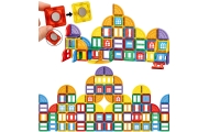 WOOPIE Magnetic Construction Blocks 3D Educational Set Castle 100pcs.					