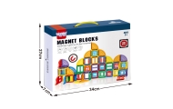 WOOPIE Magnetic Construction Blocks 3D Educational Set Castle 100pcs.					