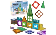 WOOPIE Magnetic Construction Blocks 3D Educational Set Castle 30 pcs.					