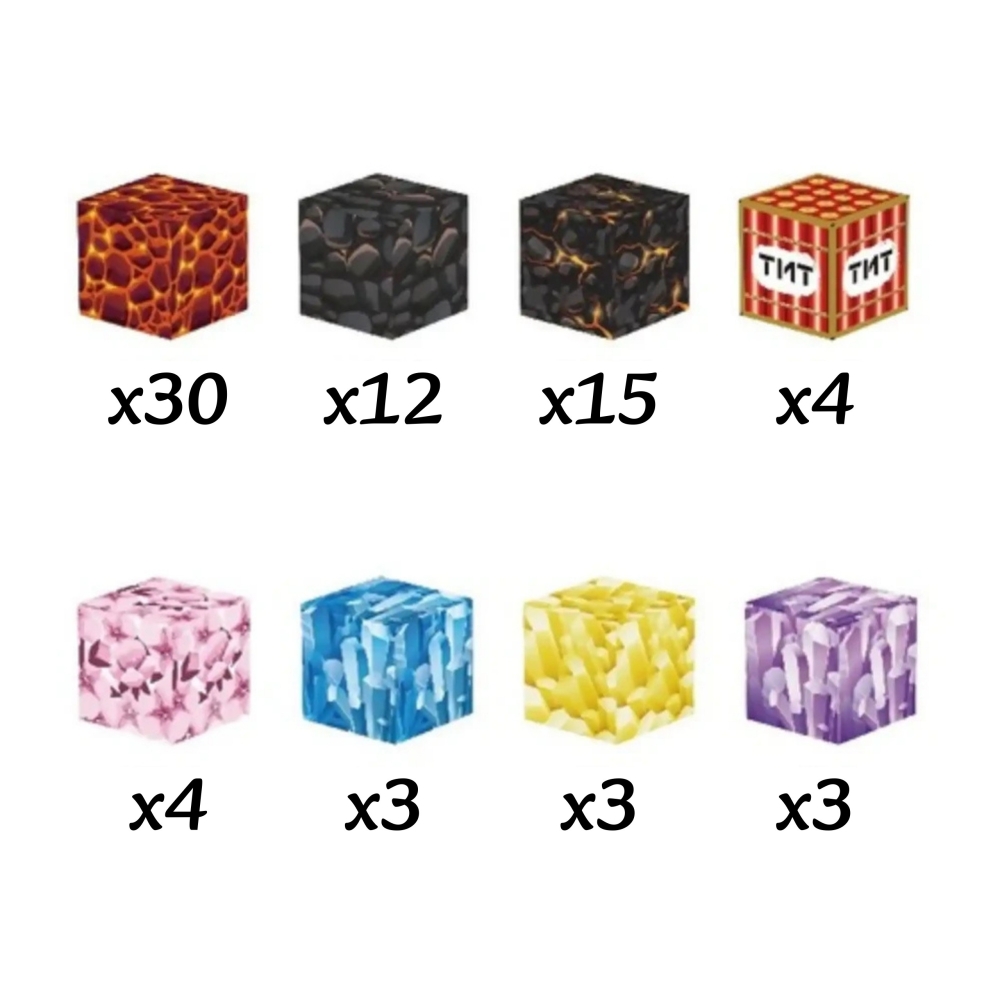 Magnetinis konstruktorius WOOPIE kubeliai Cubes Pixels, 74 vnt-Žaislai, Konstruktoriai, Magnetiniai konstruktoriai-e-vaikas