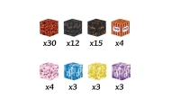 WOOPIE Magnetic Blocks Cubes Pixels 74pcs.					