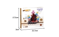 Magnetinis konstruktorius WOOPIE kubeliai Cubes Pixels, 74 vnt-Žaislai, Konstruktoriai, Magnetiniai konstruktoriai-e-vaikas