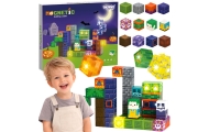 WOOPIE Magnetic Blocks Glowing Halloween 63 pcs.					