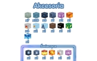 Magnetinis konstruktorius WOOPIE kubeliai Pixel Castle, 64 vnt-Žaislai, Konstruktoriai, Magnetiniai konstruktoriai-e-vaikas