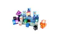 Magnetinis konstruktorius WOOPIE kubeliai Pixel Castle, 64 vnt-Žaislai, Konstruktoriai, Magnetiniai konstruktoriai-e-vaikas