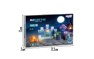 Magnetinis konstruktorius WOOPIE kubeliai Pixel Castle, 64 vnt-Žaislai, Konstruktoriai, Magnetiniai konstruktoriai-e-vaikas
