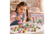 Woopie Magnetic Cubes 48 pcs Montessori Educational 3D Puzzle					