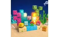 Woopie Magnetic Cubes 63 el Montessori Ocean Puzzle Game 3D					