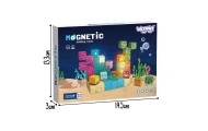 Magnetinis konstruktorius WOOPIE blokeliai Montessori jūros dėlionė 3D, 63 vnt-Žaislai, Konstruktoriai, Magnetiniai konstruktori