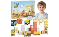 WOOPIE Magnetic Construction Cubes Construction Site 49 pcs.					