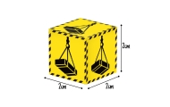 WOOPIE Magnetic Construction Cubes Construction Site 49 pcs.					