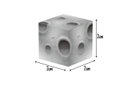 WOOPIE Magnetic Construction Cubes Cosmos 74 pcs.					