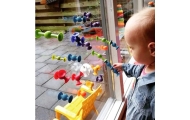 Statybinis konstruktorius WOOPIE su siurbtukais Crazy Animals-LEKER-e-vaikas