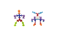 WOOPIE Suction Cup Building Blocks - Crazy Animals					