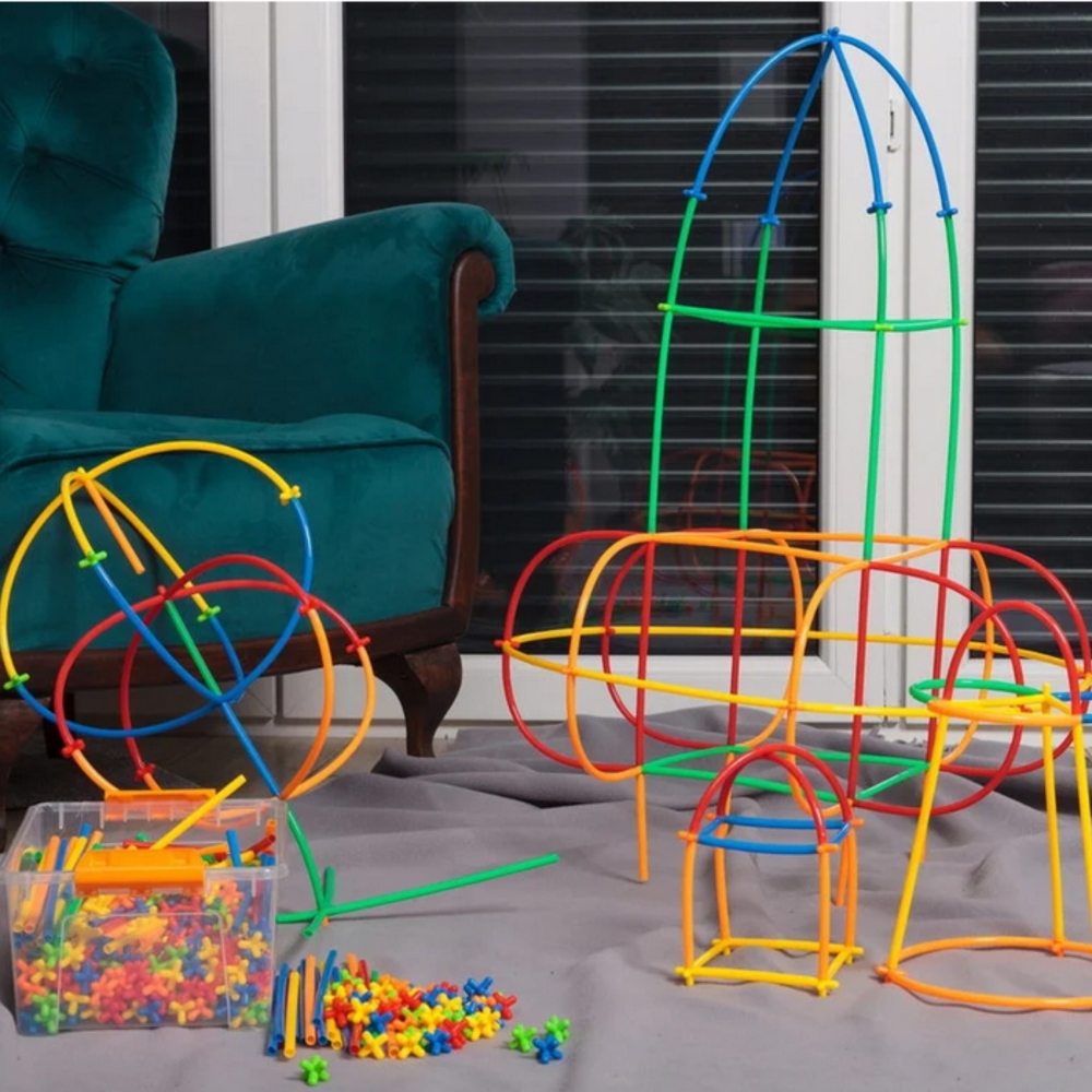WOOPIE Building Blocks Colorful Straws 1000 pcs. 