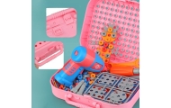 Konstruktorius 3D Woopie Unicorn rožiniame lagamine-LEKER-e-vaikas