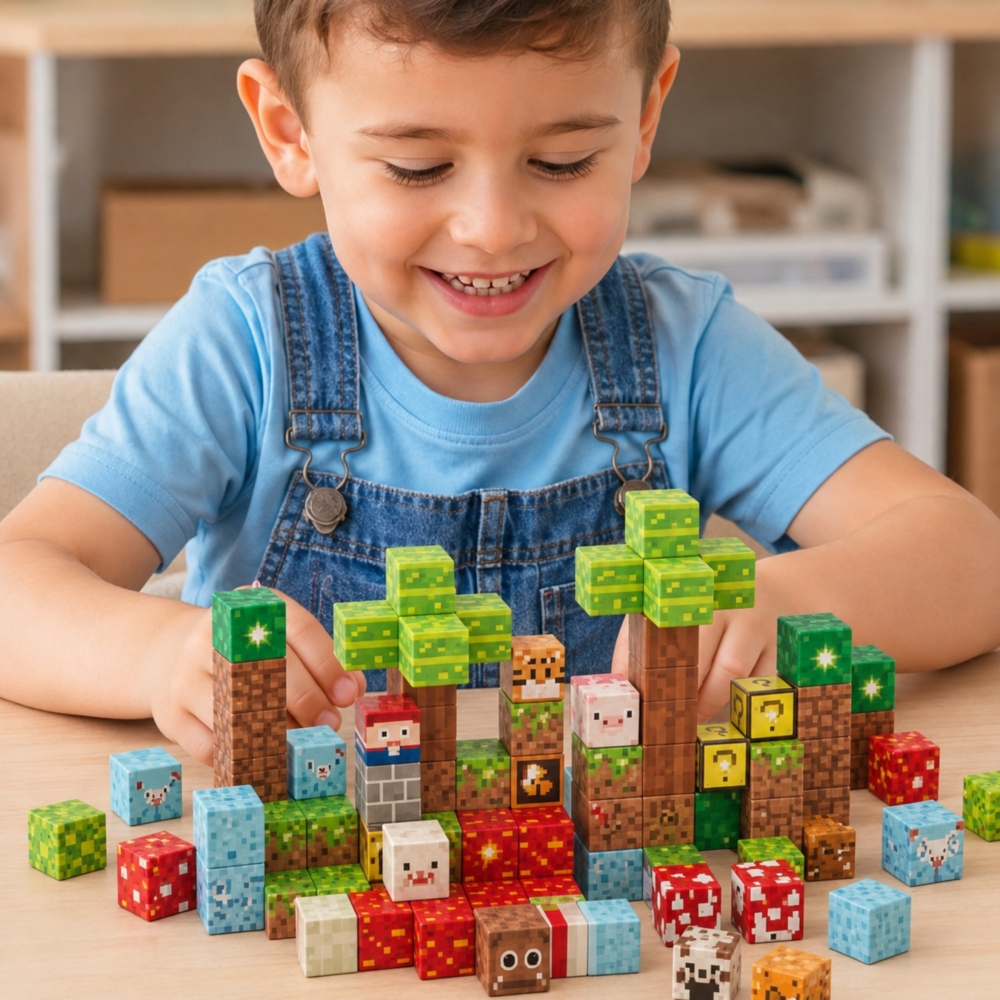 WOOPIE Magnetic Building Blocks Forest 75 pcs.					