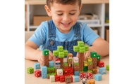 WOOPIE Magnetic Building Blocks Forest 75 pcs.					