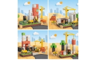 WOOPIE Magnetic Building Blocks Construction Site 115 pcs.					