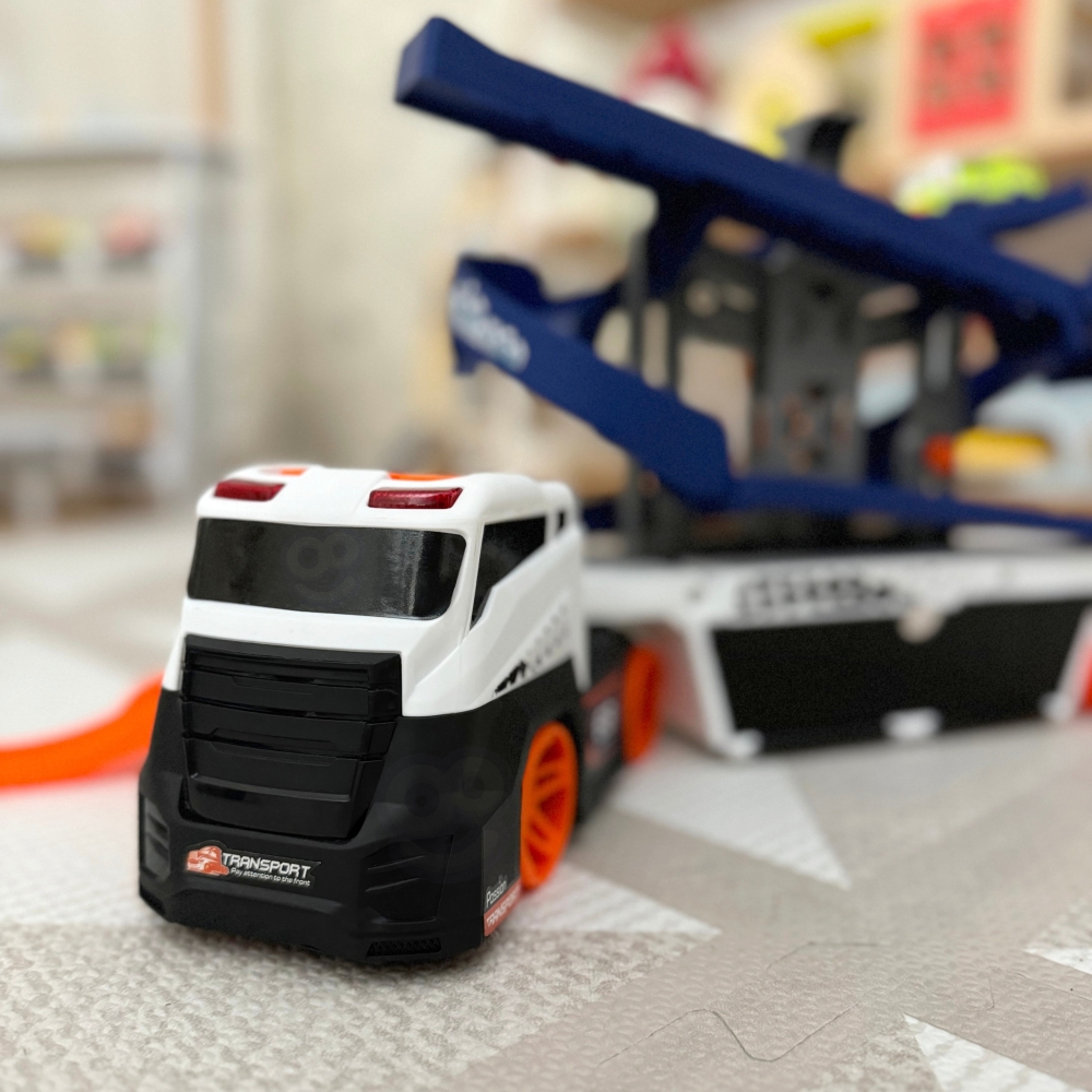 WOOPIE Interactive Truck Tow Truck Track with Sound and Light 