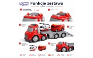 WOOPIE Red Fire Department City Truck Sound and Light Effects					