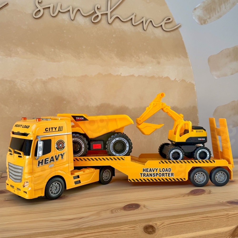 WOOPIE Construction Vehicle Tow Truck 