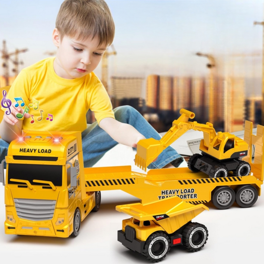 WOOPIE Construction Vehicle Tow Truck 