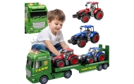 WOOPIE Car Tow Truck with Tractors Farm Lights Sounds					