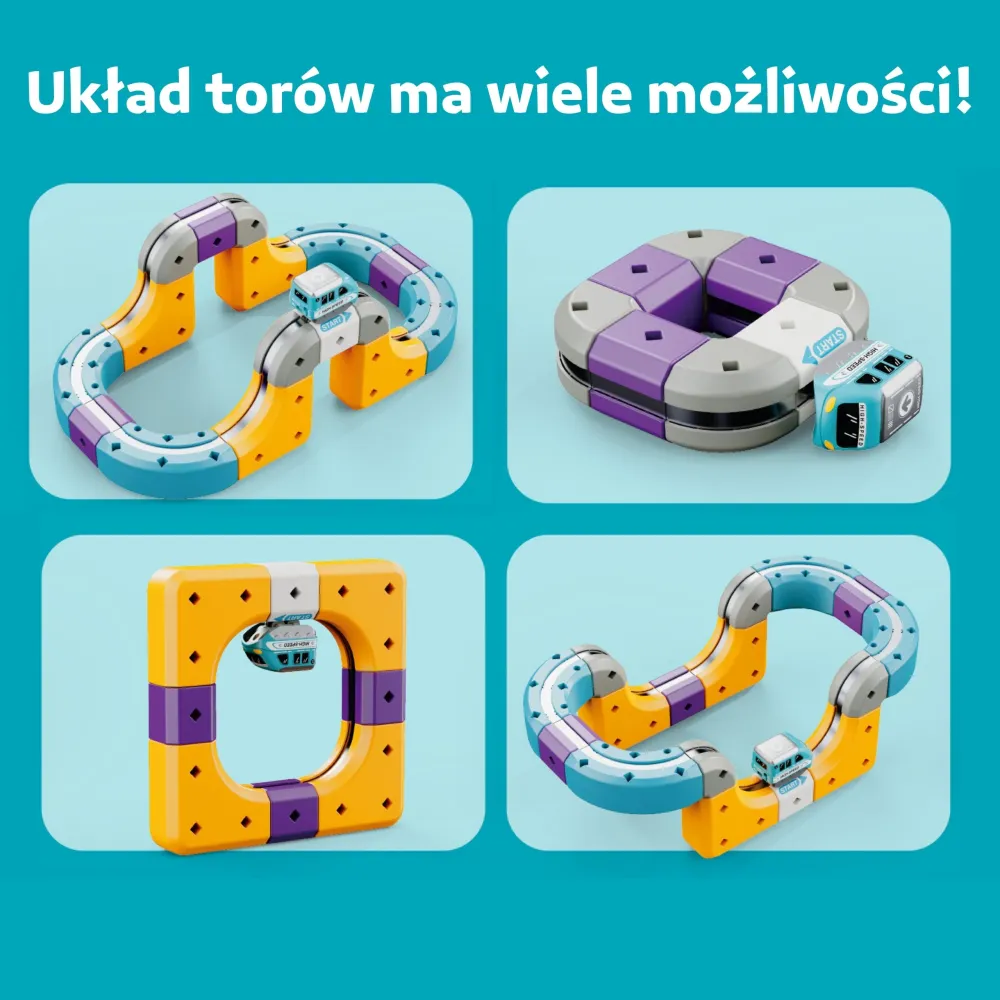 Magnetinis konstruktorius WOOPIE su traukos efektu, 39 el.-Žaislai, Konstruktoriai, Magnetiniai konstruktoriai-e-vaikas