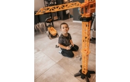 WOOPIE Remote Controlled Crane 103cm R/C Truck Excavator + 4 Accs.					