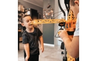 WOOPIE Remote Controlled Crane 103cm R/C Truck Excavator + 4 Accs.					