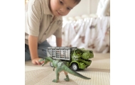 Nuotoliniu būdu valdomas RC automobilis WOOPIE Dinozauras (žalias) + figūrėlė-LEKER-e-vaikas