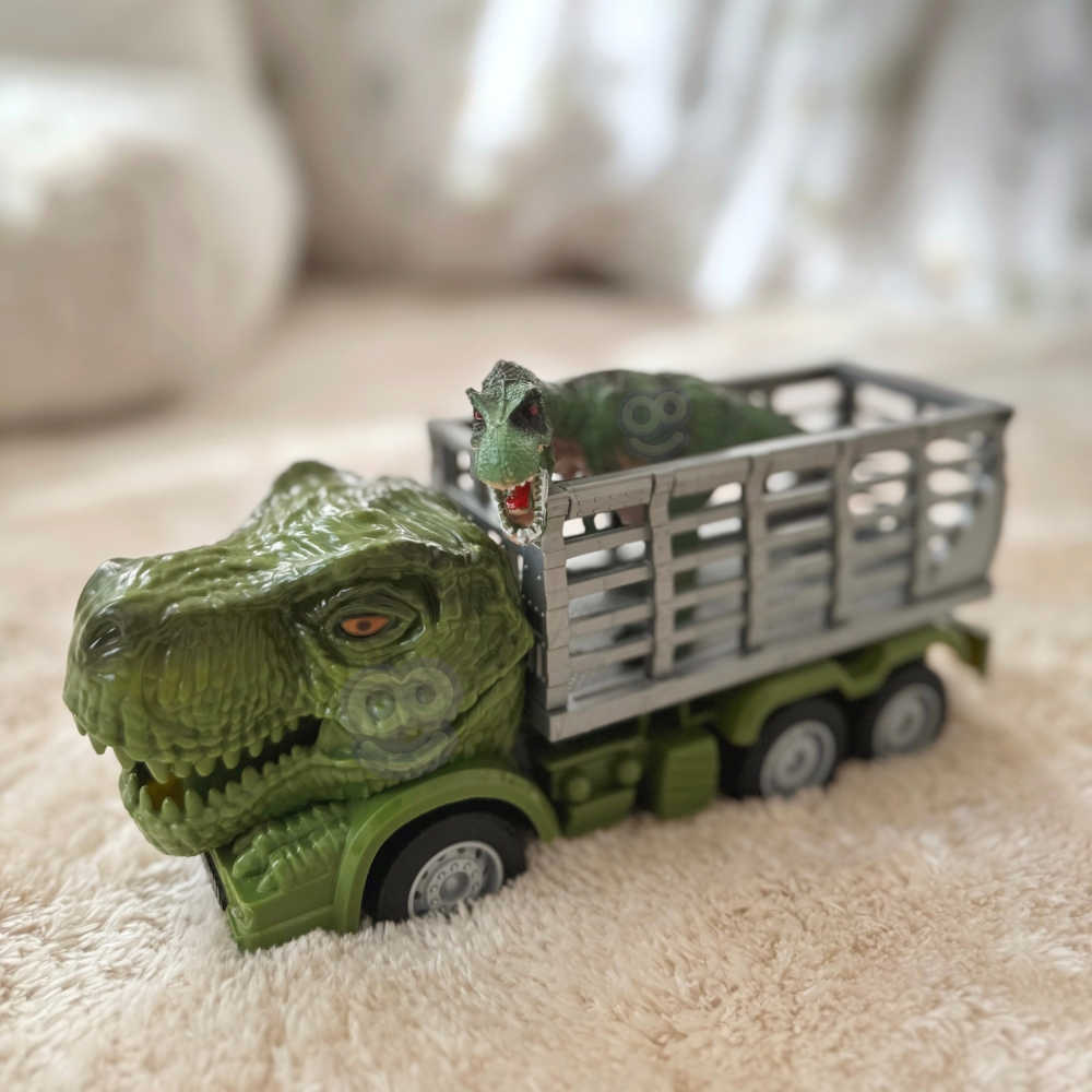 WOOPIE Remote Controlled RC Car Dinosaur Green + Figure 