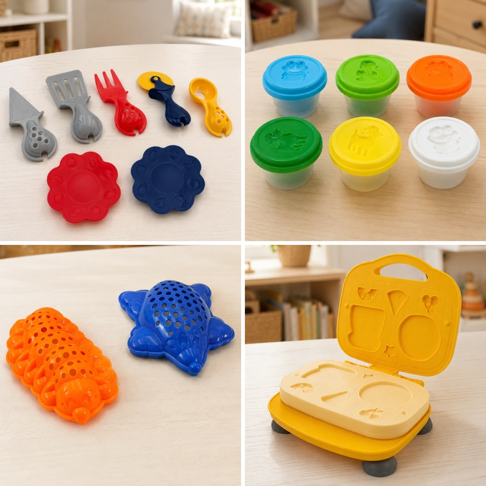 Plastilino rinkinys WOOPIE vaflių keptuvė, 39 el.