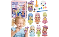 WOOPIE DIY Paint Creativity Kit - Make Plaster Castings and Paint Dolls					
