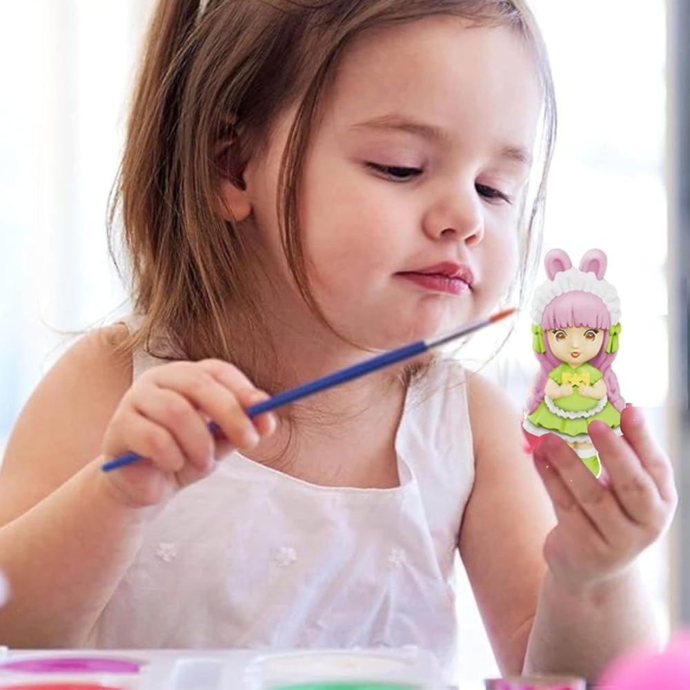 WOOPIE DIY Paint Creativity Kit - Make Plaster Castings and Paint Dolls 