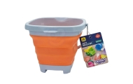 WOOPIE Folding Square Bucket Orange					