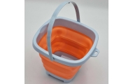 WOOPIE Folding Square Bucket Orange					