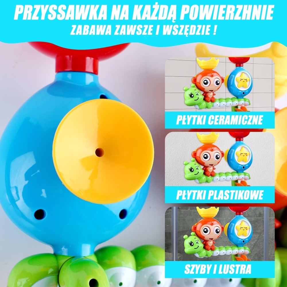 Vonios žaislas WOOPIE BABY beždžionėlė + puodelis-Žaislai, Vonios žaislai-e-vaikas