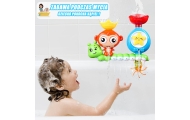 Vonios žaislas WOOPIE BABY beždžionėlė + puodelis-Žaislai, Vonios žaislai-e-vaikas